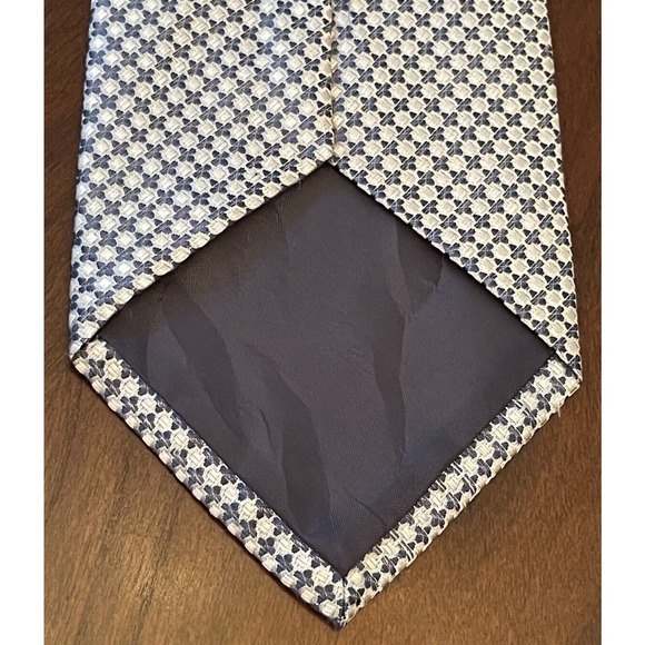 Comoseta Blue 100% Silk Men’s Neck Tie Made In China - Picture 2 of 9